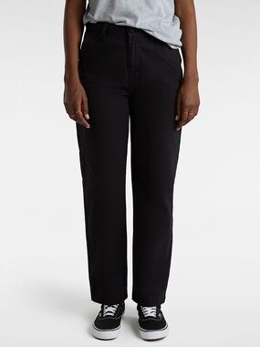 Vans women’s ground work carpenter pants, black, 28